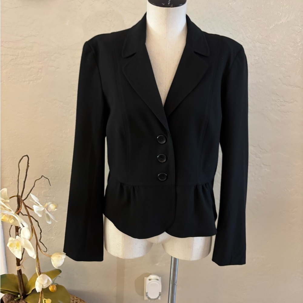 Women's Covington Tailored Peplum Blazer Jacket sz 12P